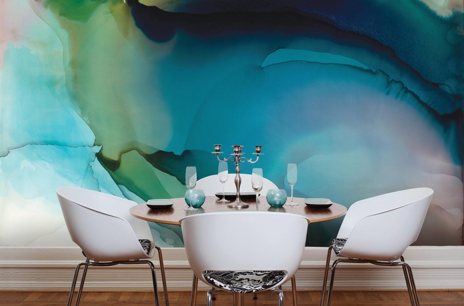 Акварельная роспись стен