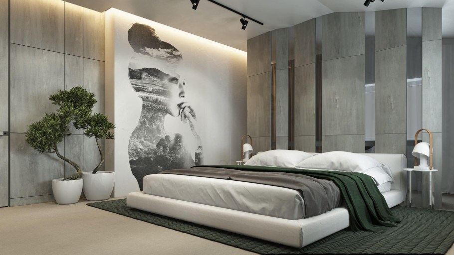 Современная спальня