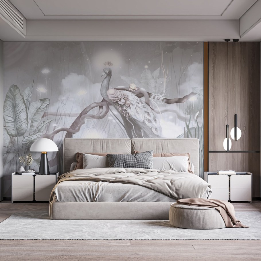 Фотообои в спальню