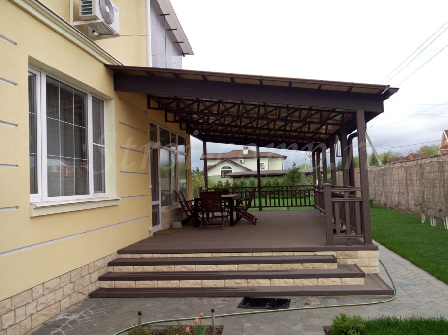 Терраса из металла