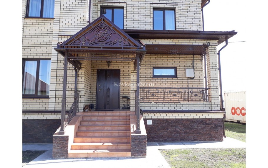 Крыльцо из кирпича