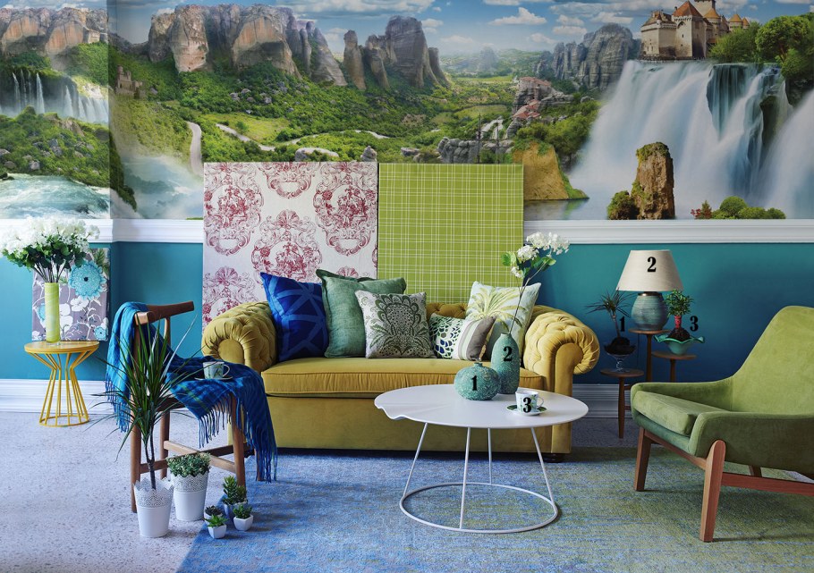 Цветовой контраст в интерьере