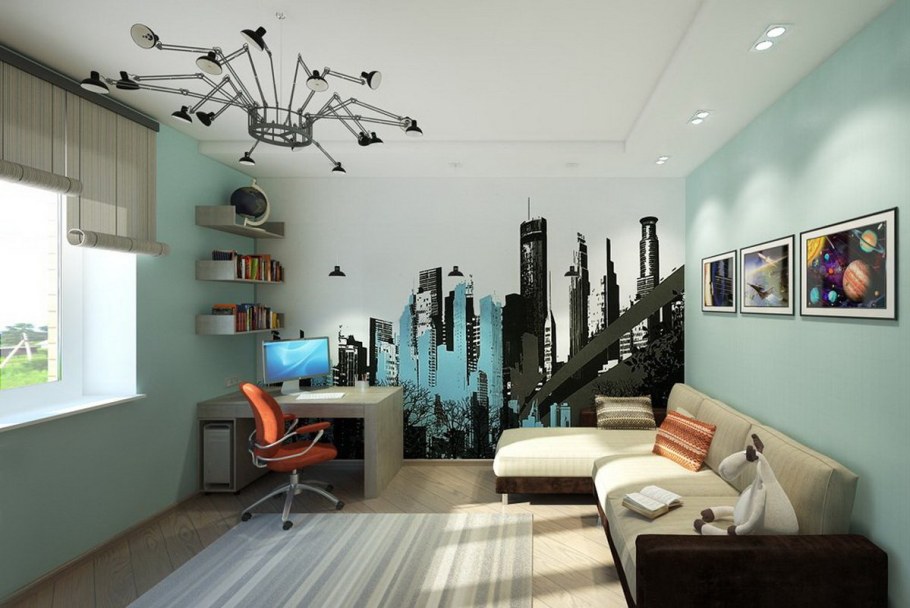 Интерьер комнаты для подростков