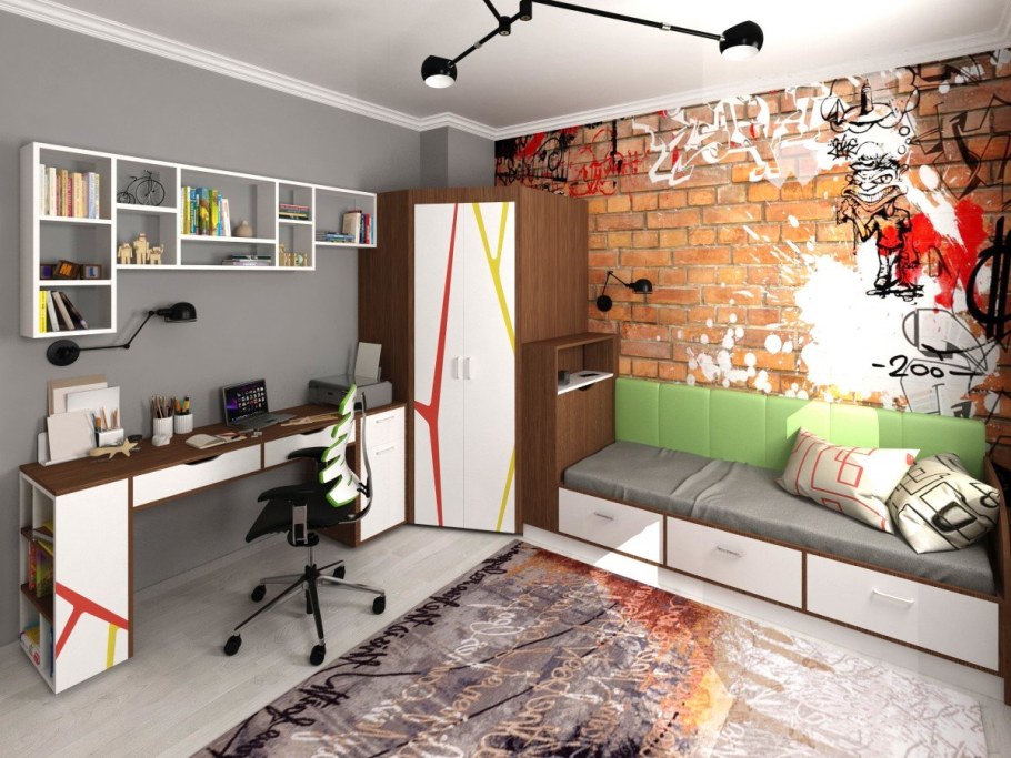 Комната подростка мальчика