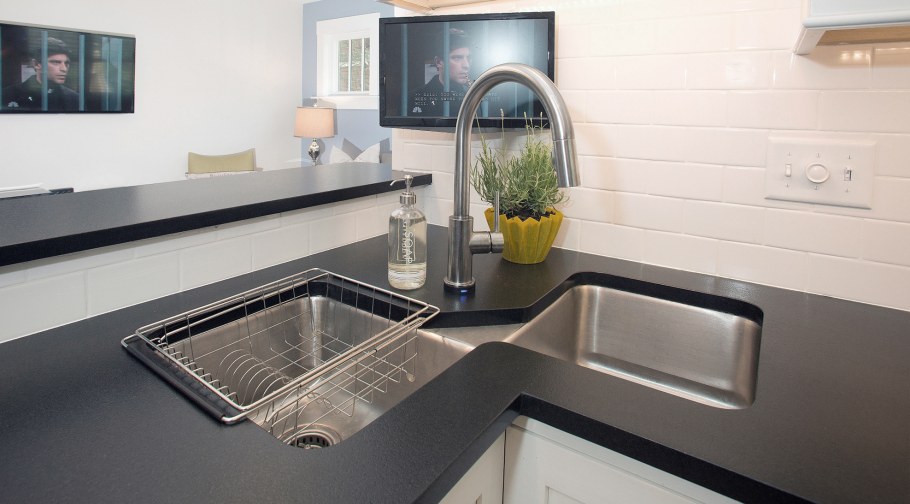 Угловая мойка для кухни