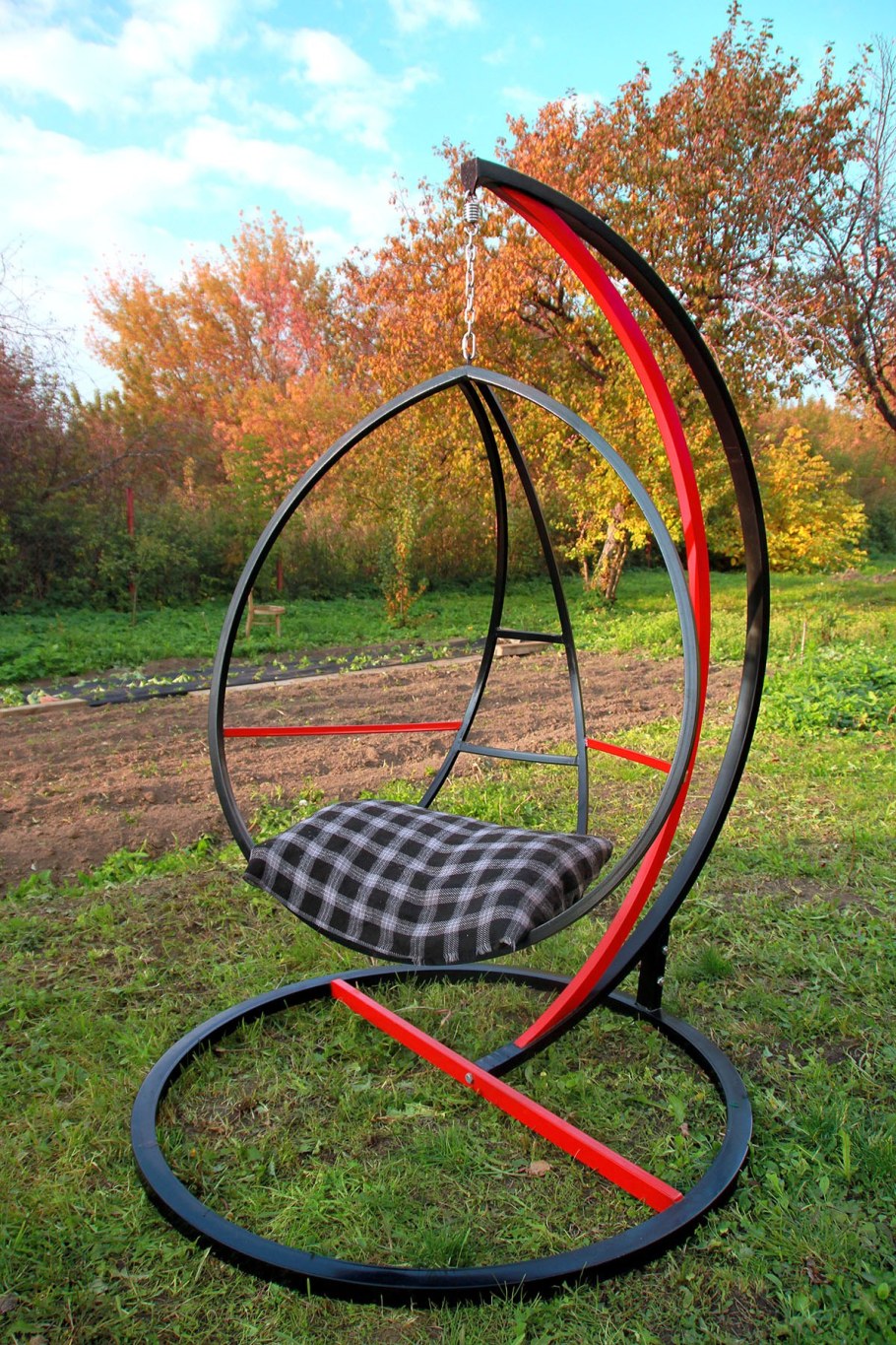 Садовая качель кокон