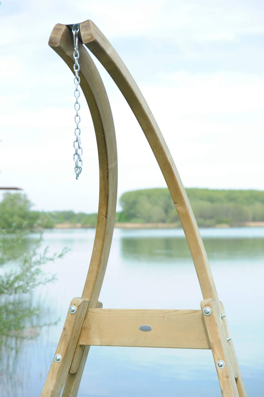 Стойка для подвесного кресла деревянная