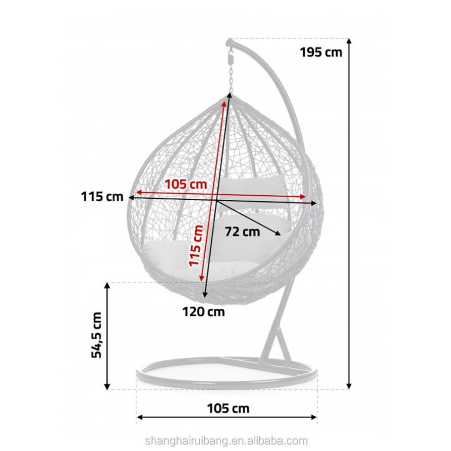 Кресло Папасан из металла чертежи
