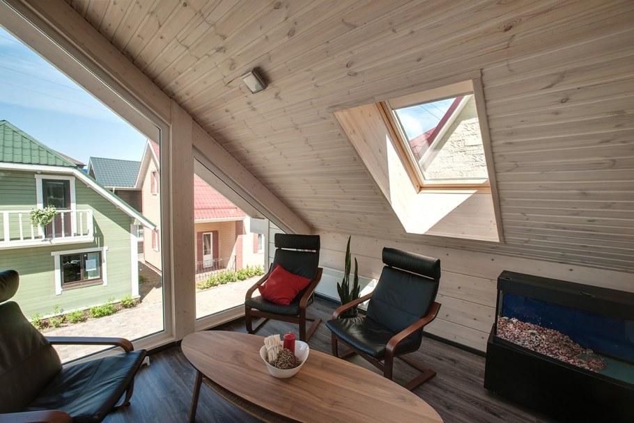 Мансарда с панорамными окнами