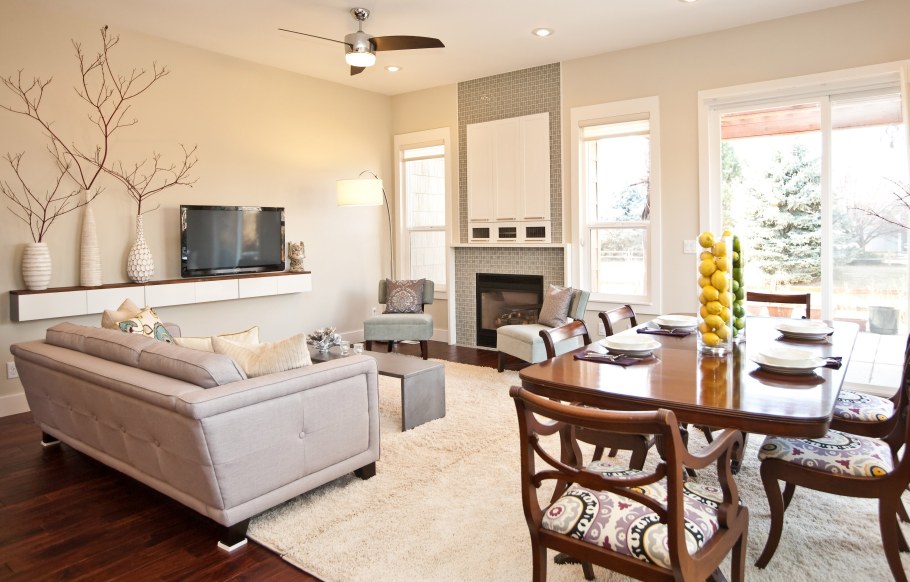 Бежевые стены в интерьере