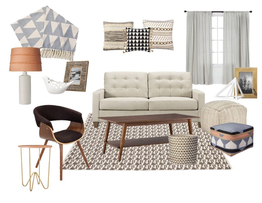 Коллаж интерьера