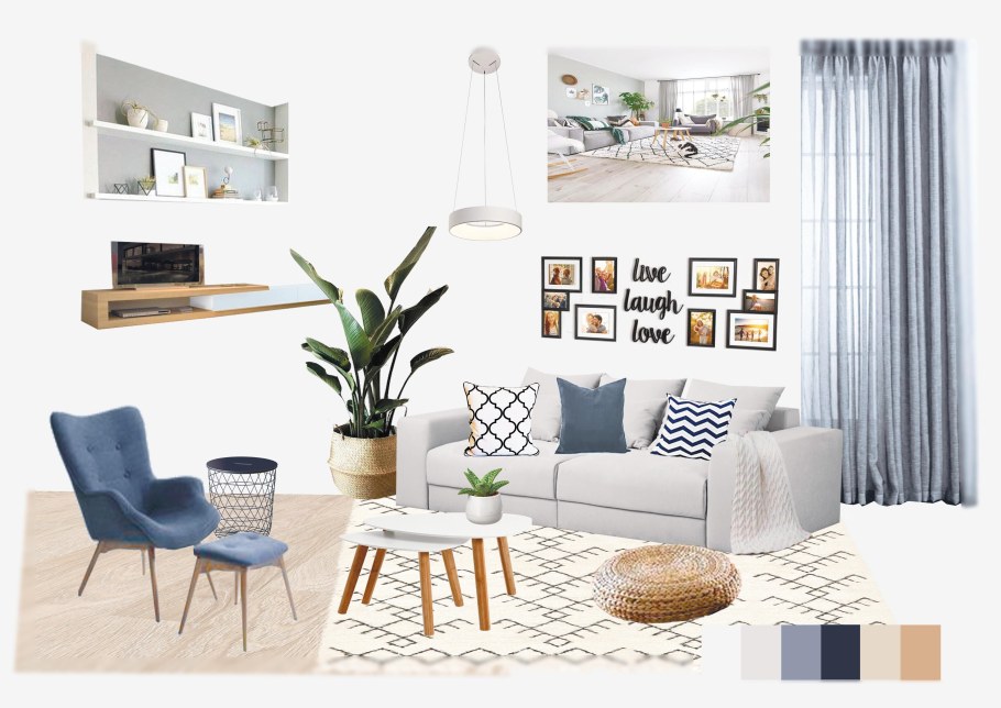 Moodboard Скандинавский стиль