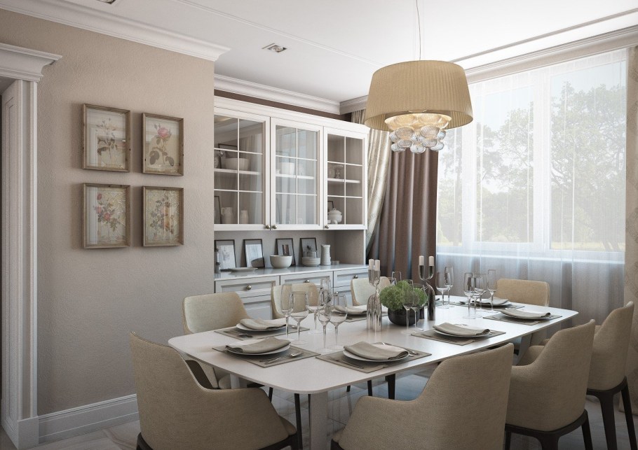 Столовая в частном доме