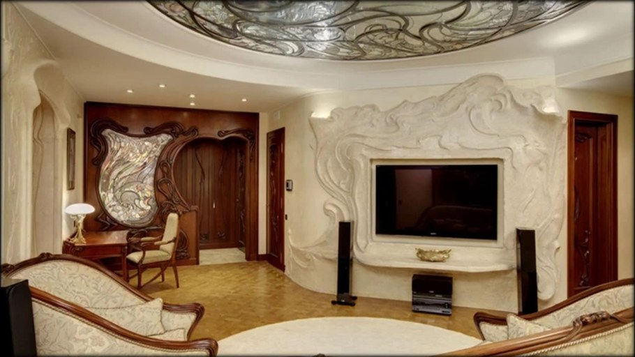 Современные интерьеры в стиле ар нуво