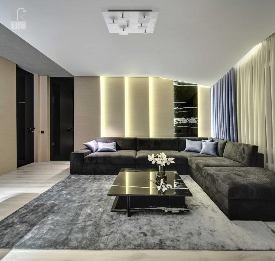 Гостиная в стиле Модерн