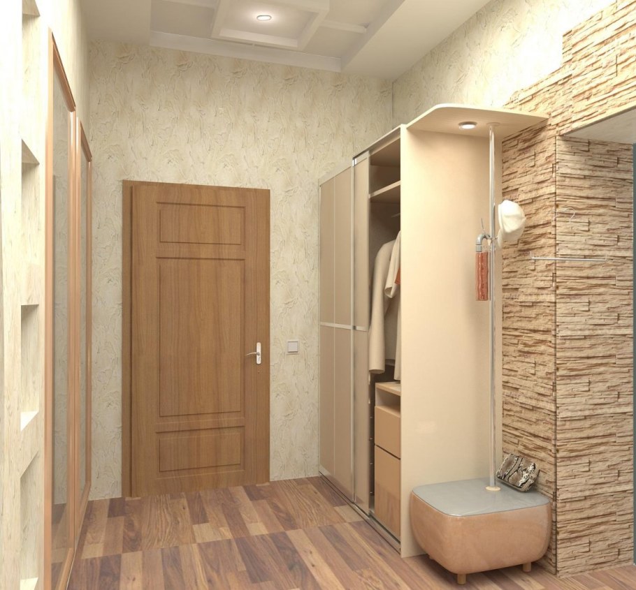 Планировка маленькой прихожей