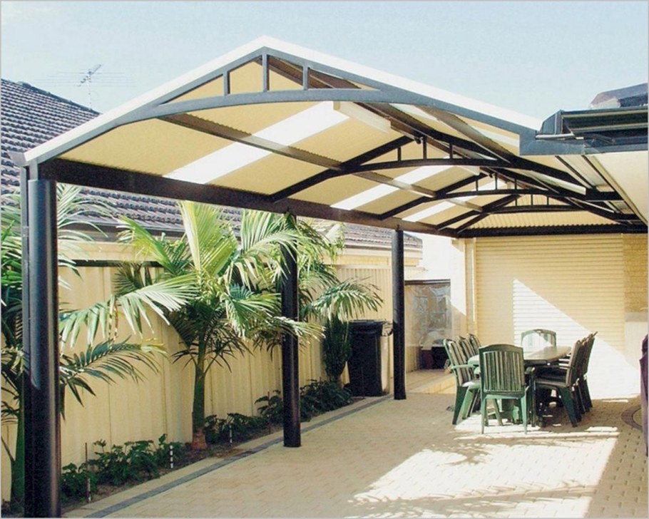 Навес во дворе