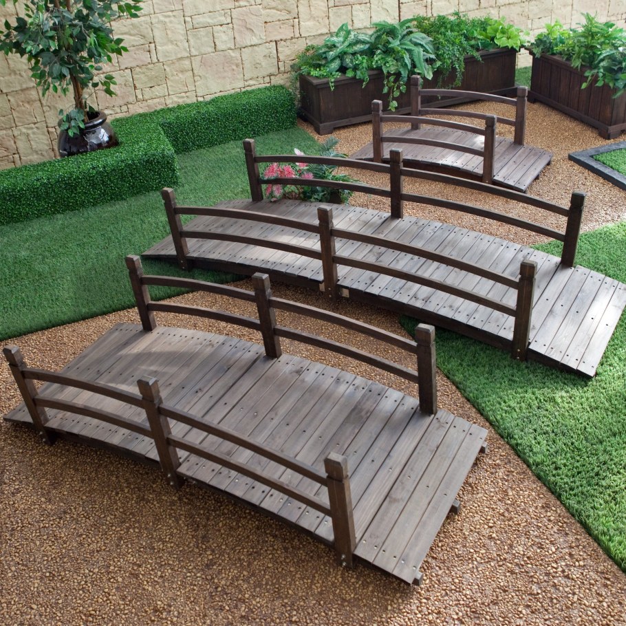 Мостик декоративный для дачи