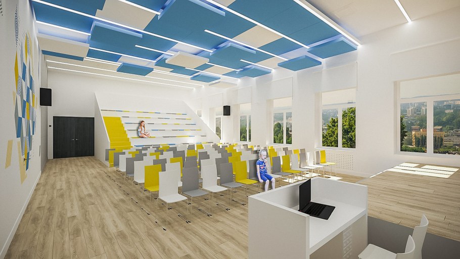 Современная школа интерьер