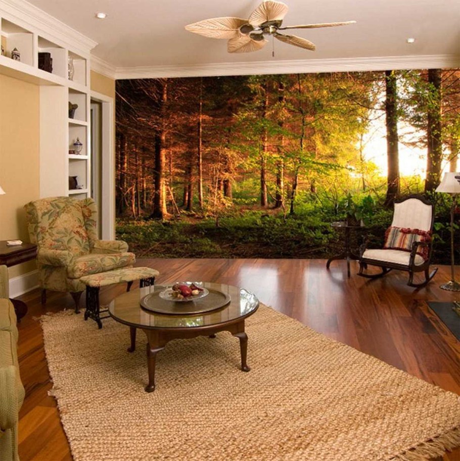 Фотообои для гостиной