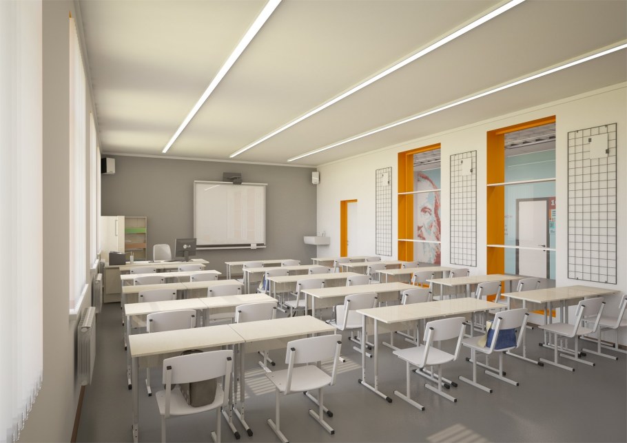 Интерьер школы
