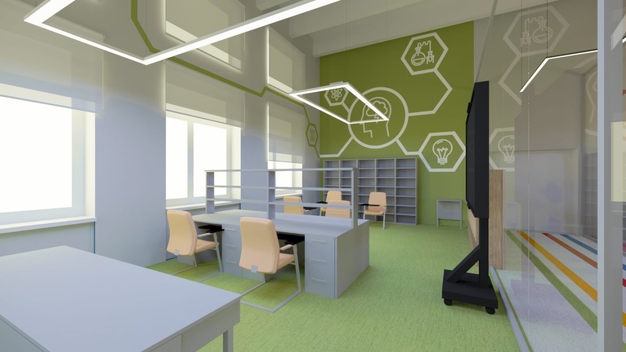 Современный интерьер класса