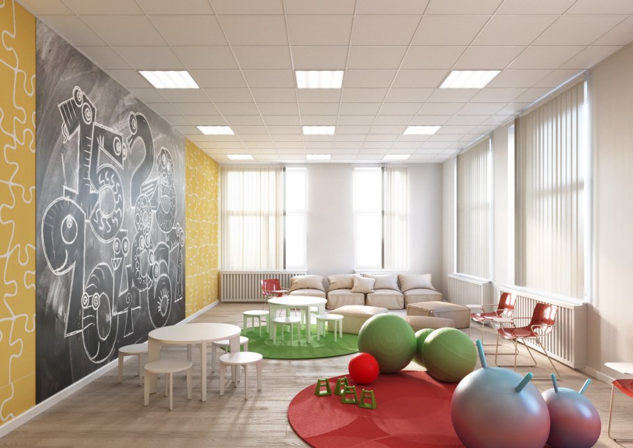 Интерьер школы