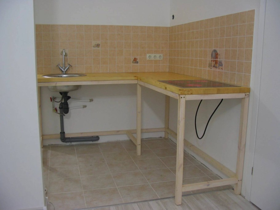 Каркас для столешницы на кухне