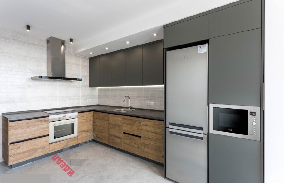 Кухня без ручек