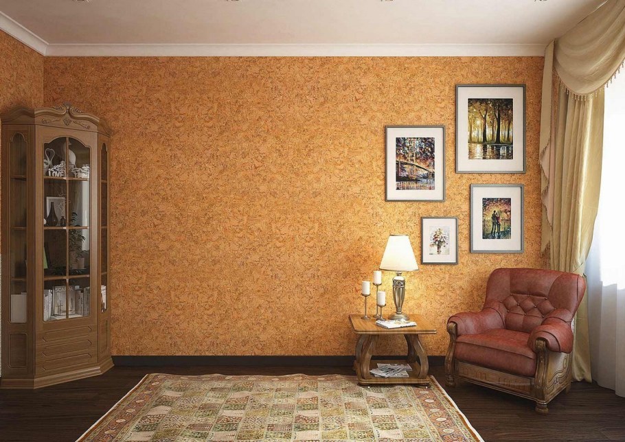 Пробковое покрытие для стен