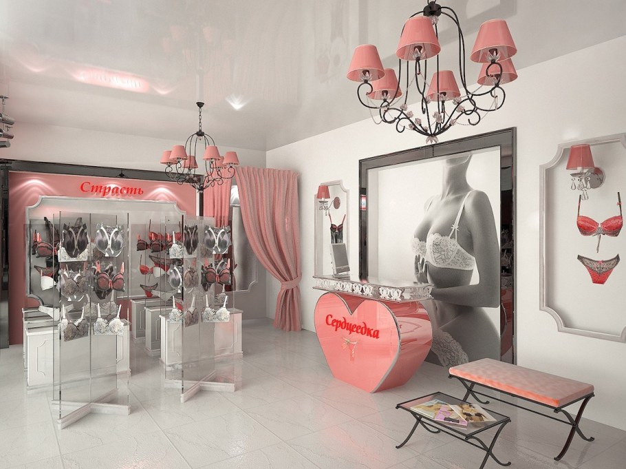 Интерьер магазина белья