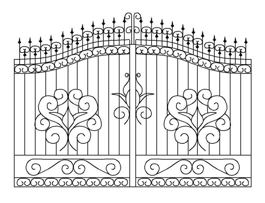 Ажурные ворота