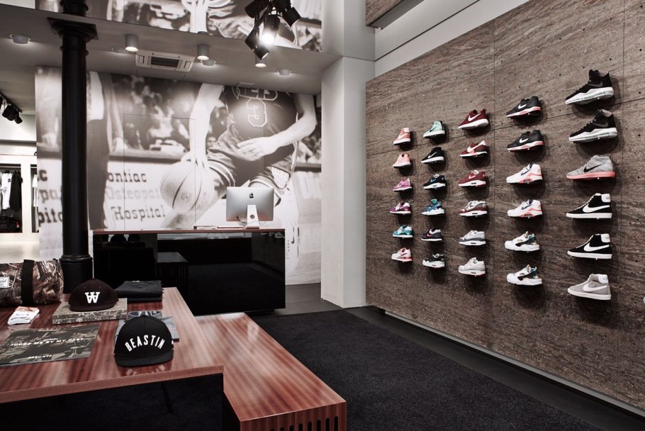 Бутик обуви интерьер