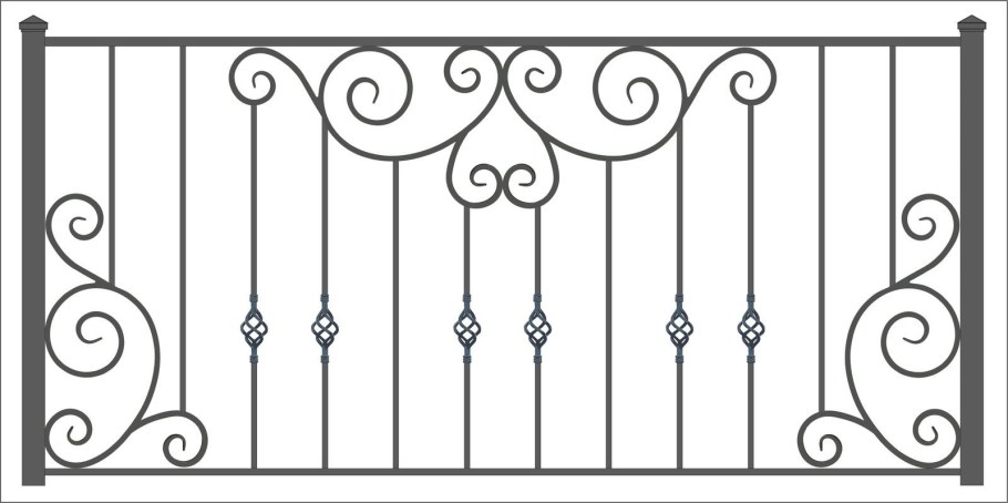 Узоры металлические для забора