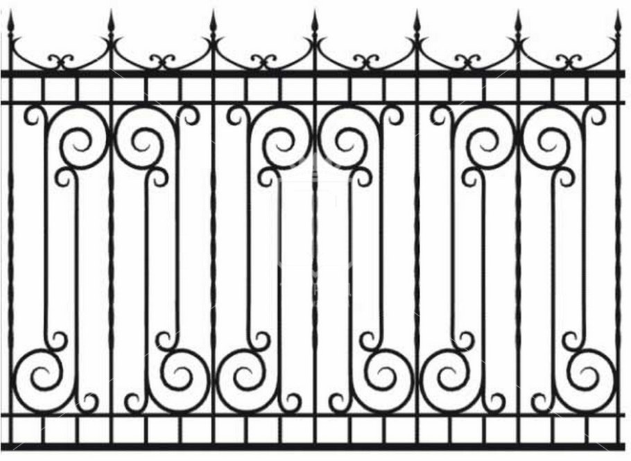 Кованый забор