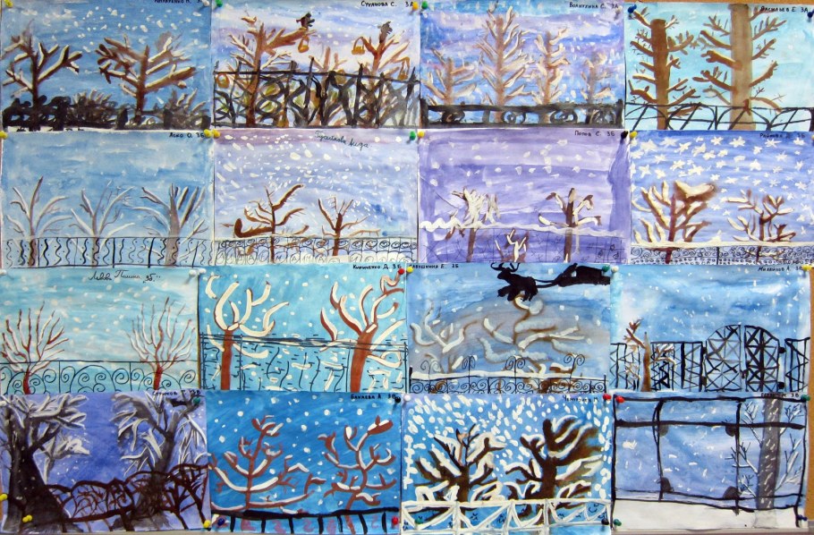 Ажурные ограды детские рисунки