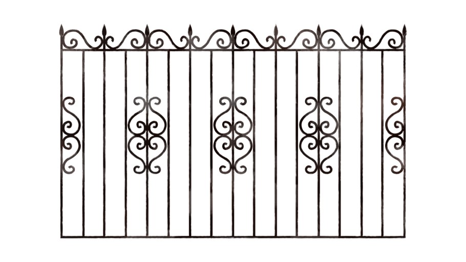 Ажурные ограды рисунок