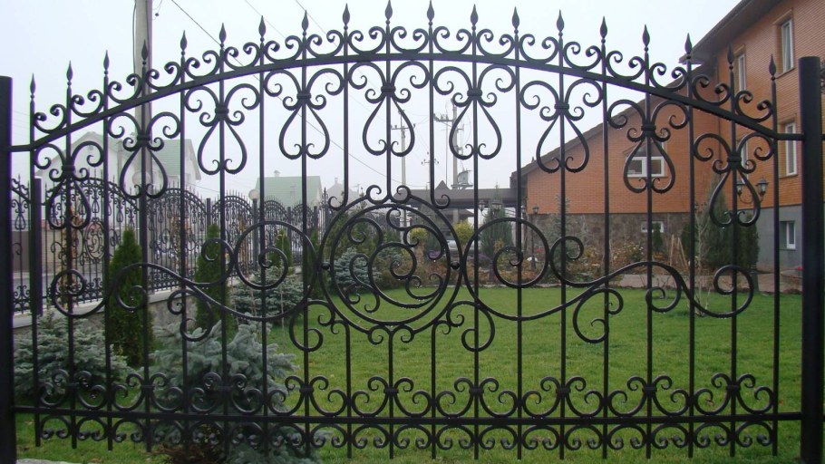 Забор ажурный металлический