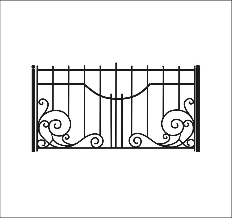 Узоры на ограду