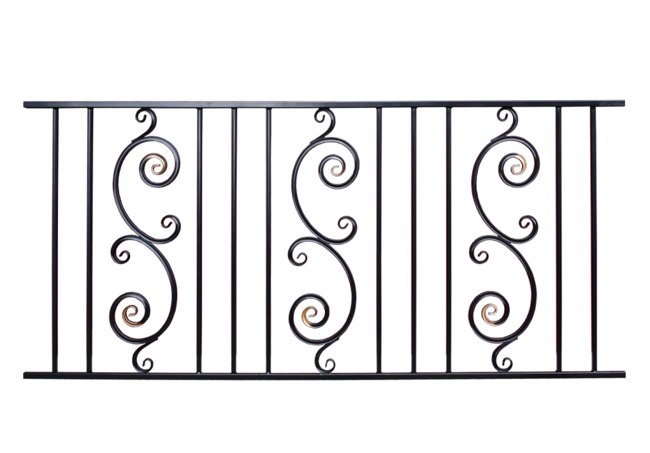 Перила из профильной трубы 40х20