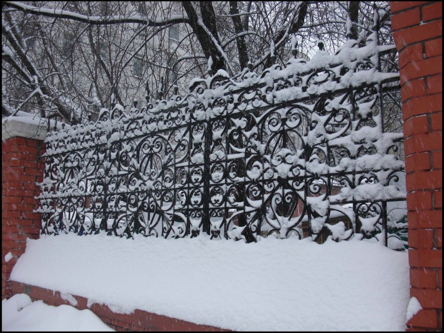 Из кл ажурная ограда