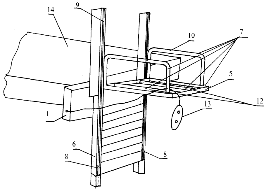 Консольный подъемник чертежи