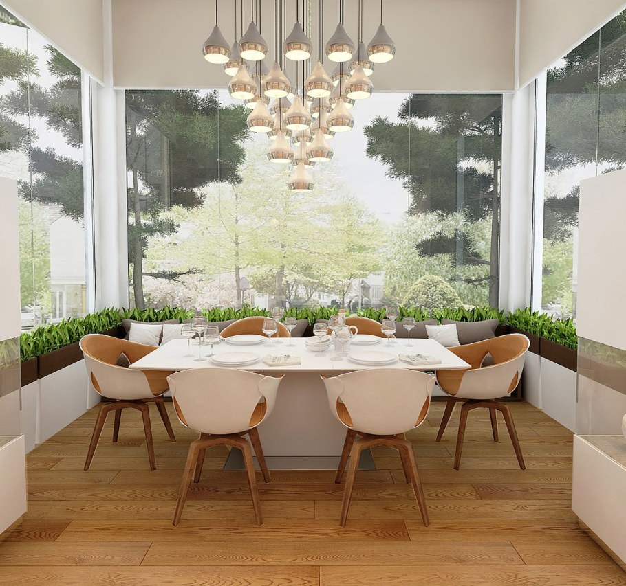 Обеденная зона для кухни