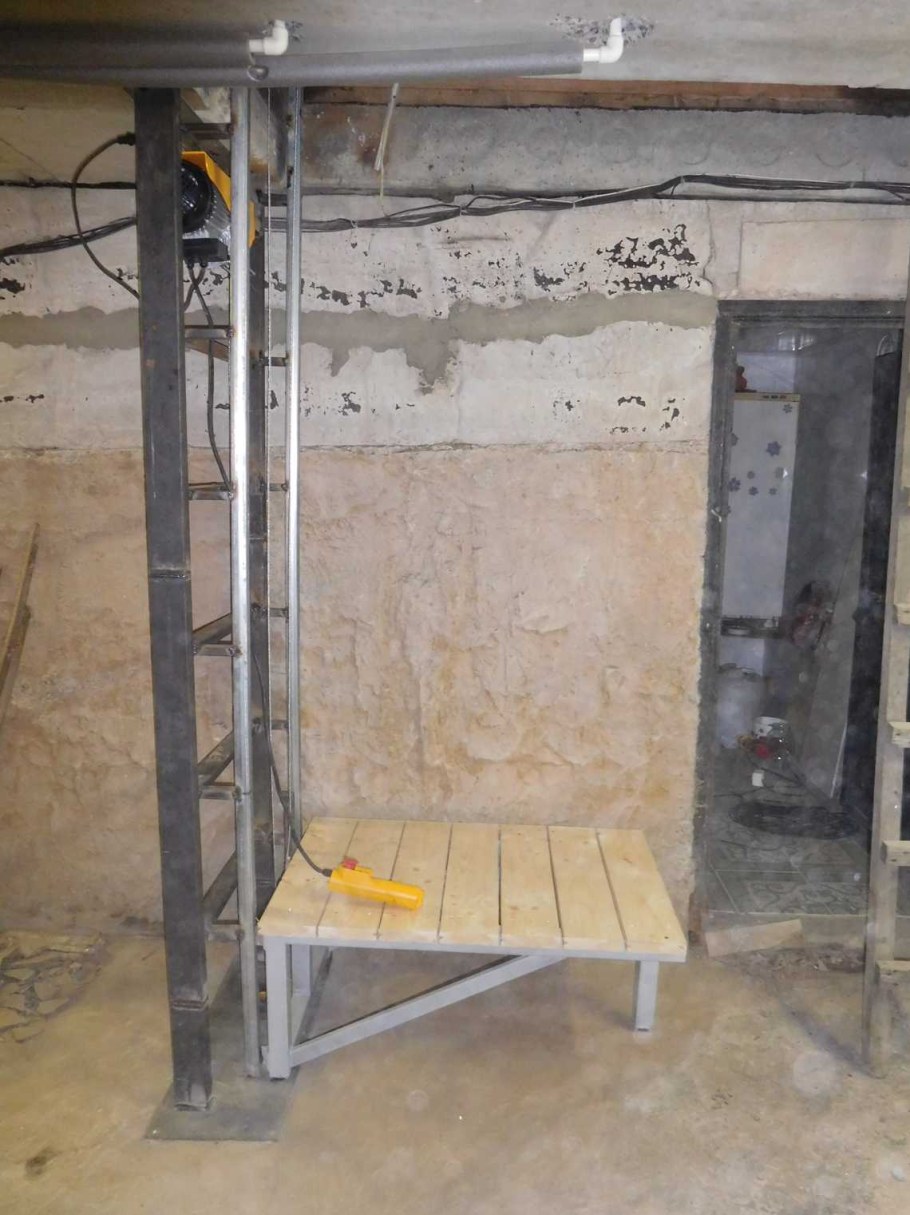 Грузовой лифт в подвал уличный 2300