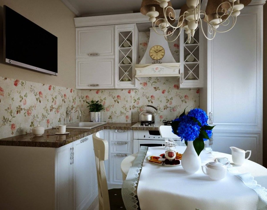 Кухня Прованс 9 м2