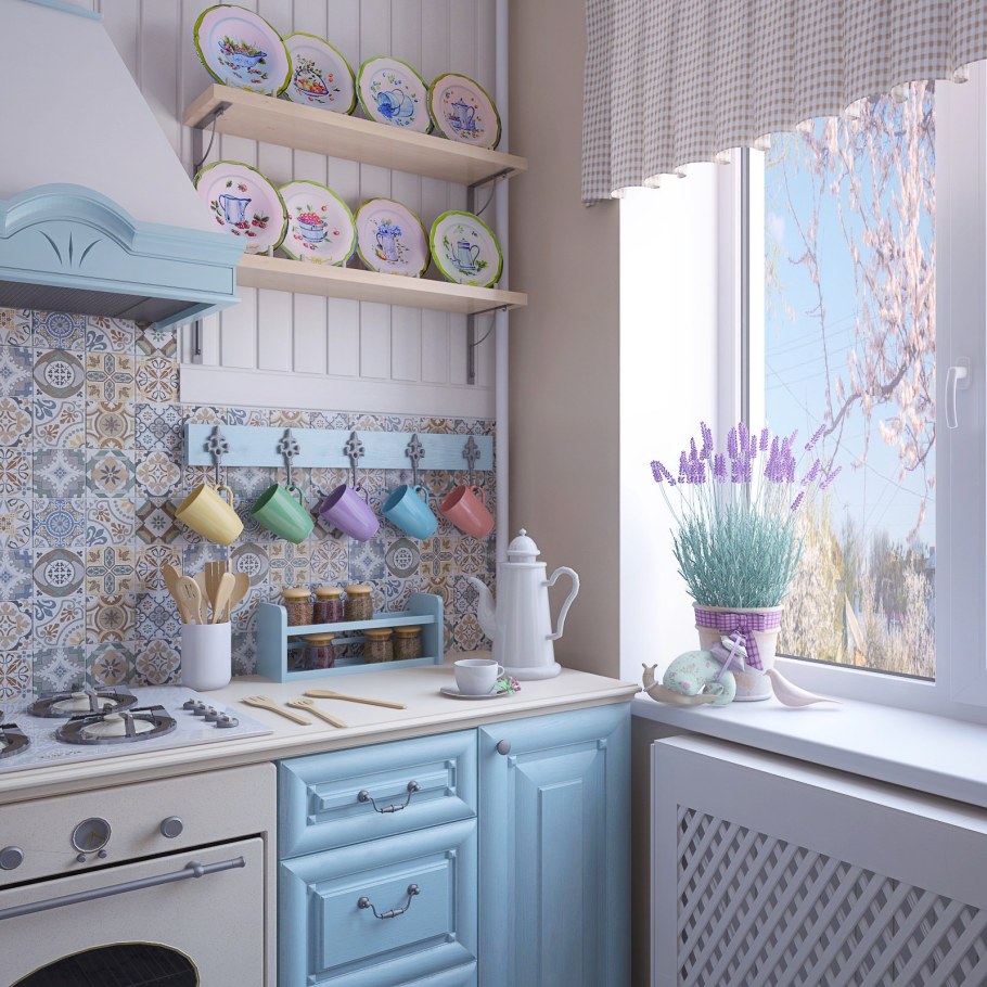 Маленькая кухонька Прованс