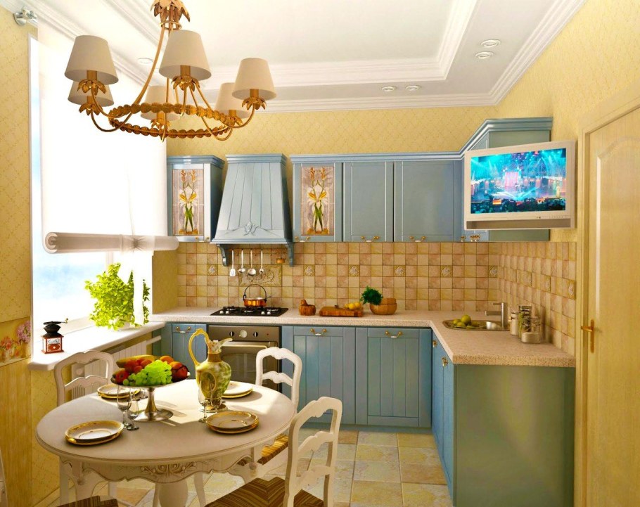 Кухня Прованс 9 м2