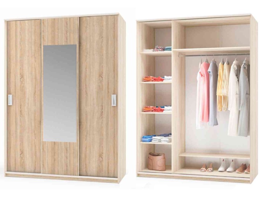 Шкаф-купе «комфорт» (1500) 3 дв.