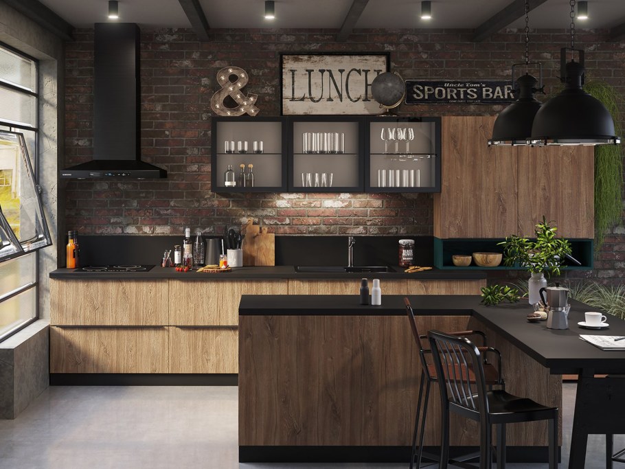 Кухня Эггер лофт