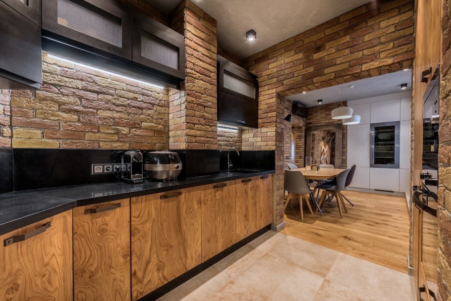 Кухня в стиле лофт